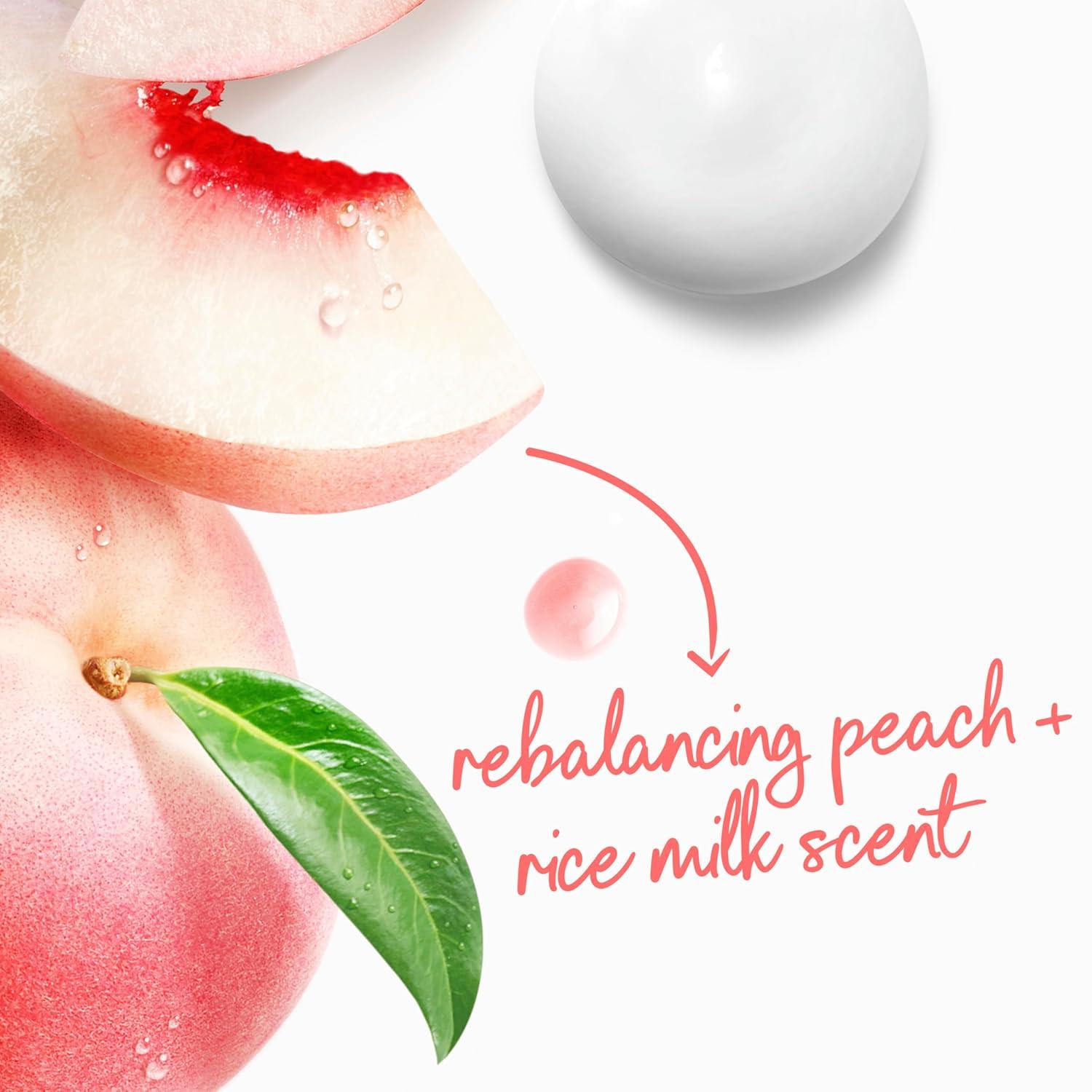 imageDove Body Wash Rebalance White Peach amp Rice Milk For 24hr LotionSoft Skin Moisturizing Skin Cleanser with No Sulfates No Parabens 306 ozPeach