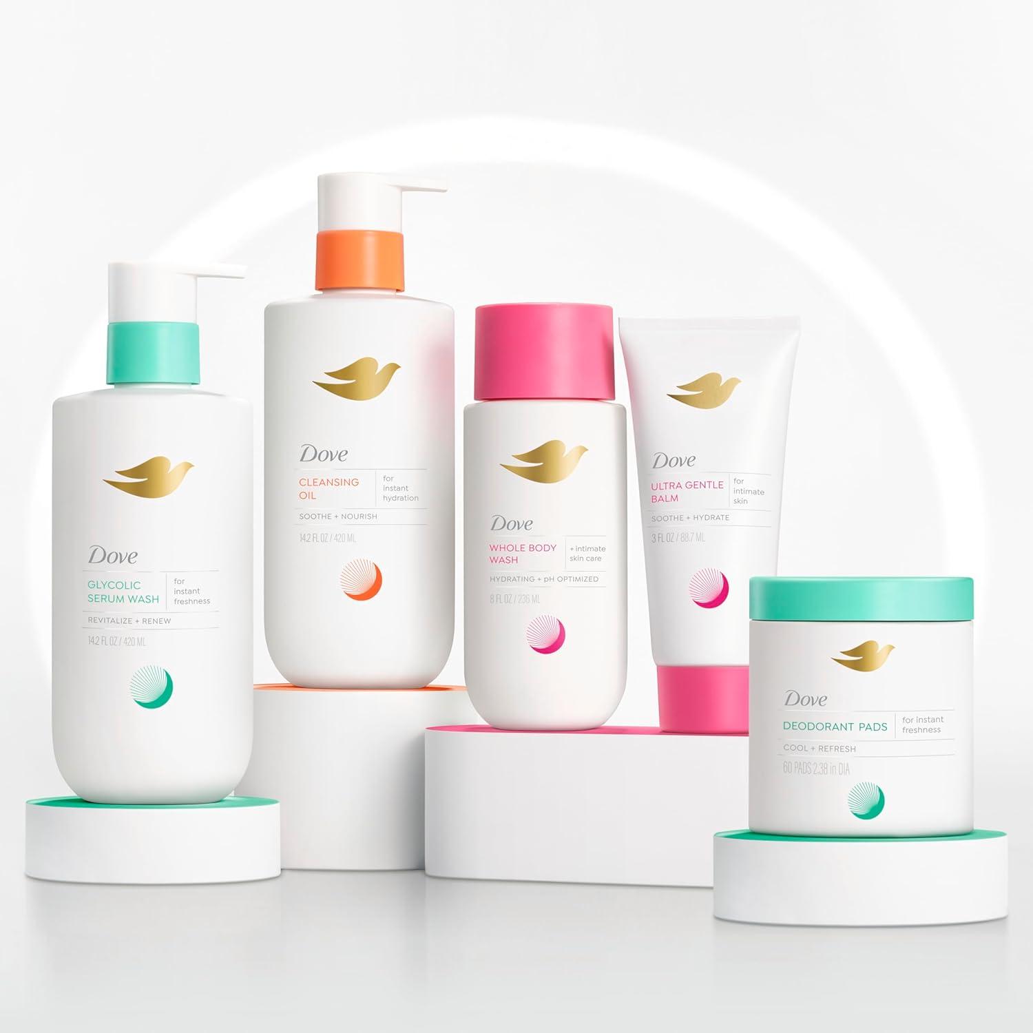 imageDove Deodorant Cleansing Pads For Women Neutralize Odor amp Gently Exfoliate To Refine Skin Texture Fresh Water Lilly Scent60 pads