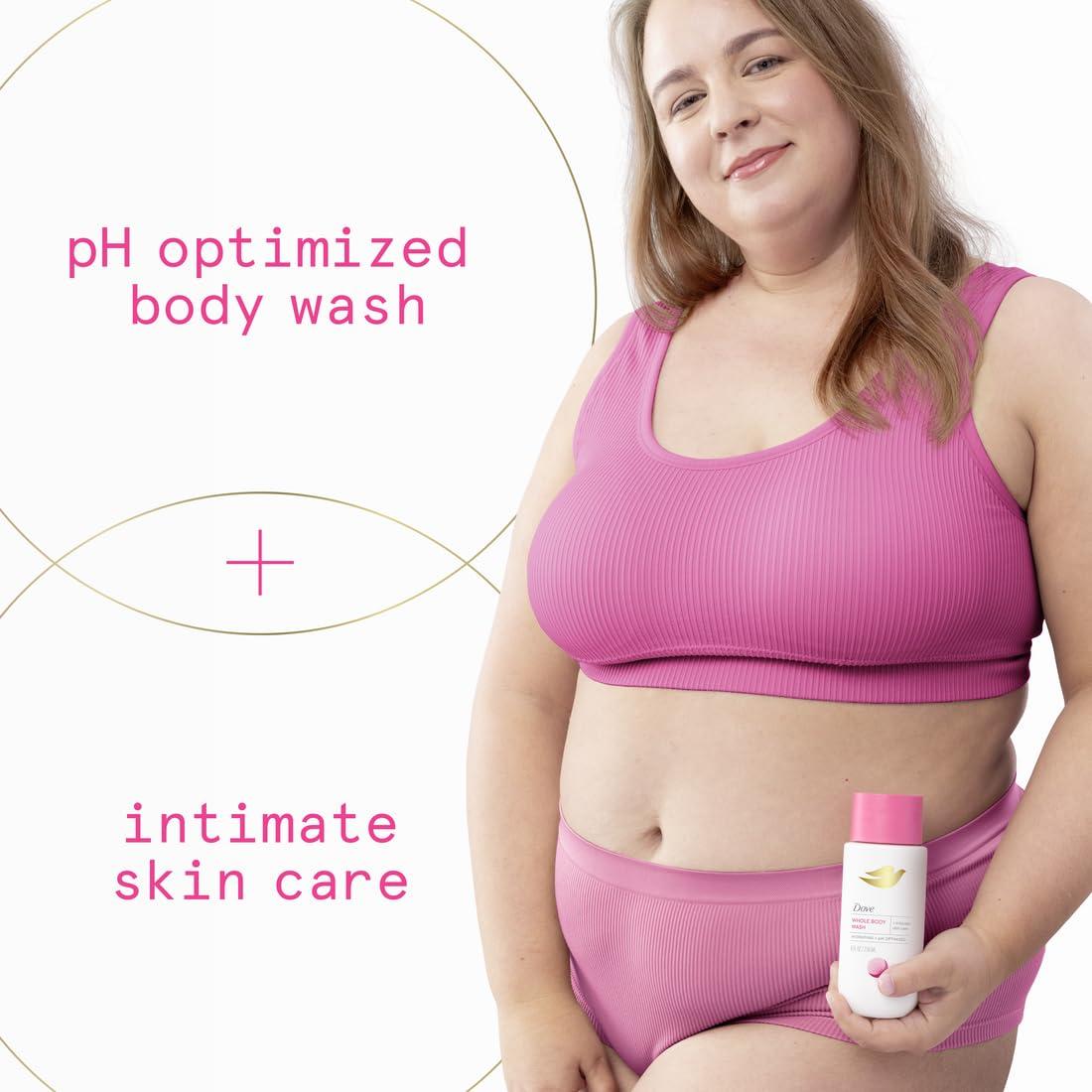 imageDove Intimate Wash for Women Gynecologist Tested Unscented Hydrating pH Optimized Feminine Wash For Sensitive Skin 8 oz