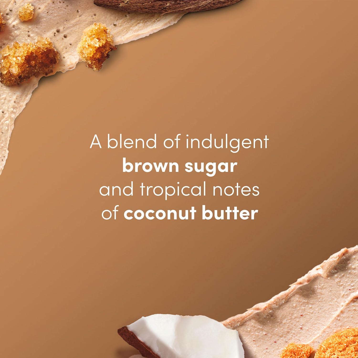 imageDove Scrub Pomegranate amp Shea Butter For Silky Soft Skin Body Scrub Exfoliates and Provides Lasting Nourishment 105 ozBrown Sugar and Coconut Butter