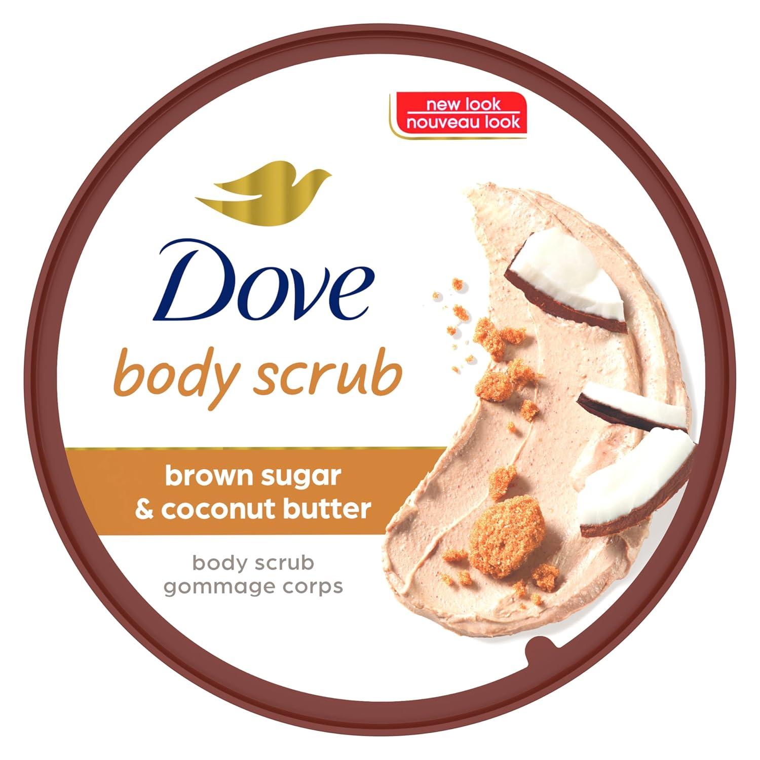 imageDove Scrub Pomegranate amp Shea Butter For Silky Soft Skin Body Scrub Exfoliates and Provides Lasting Nourishment 105 ozCoconut Butter