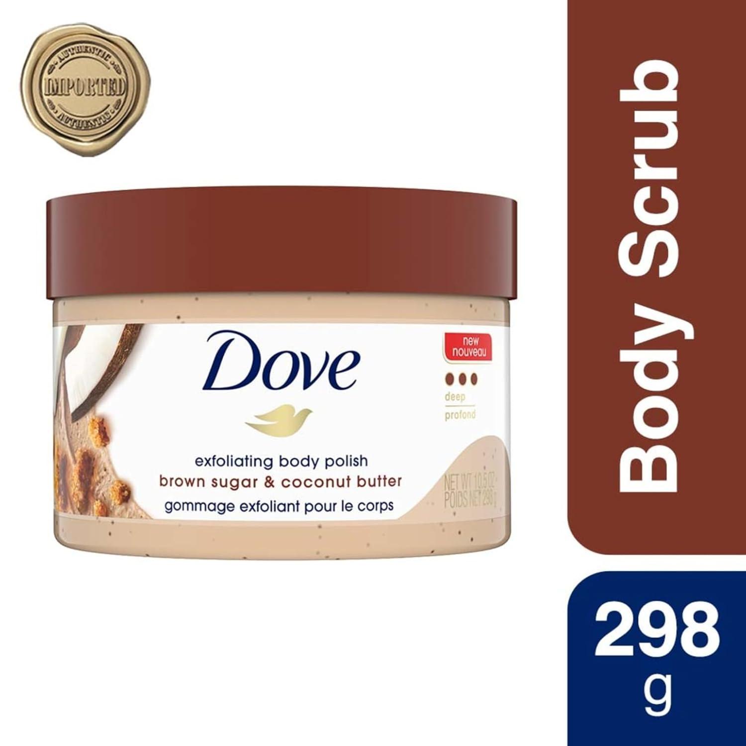 imageDove Scrub Pomegranate amp Shea Butter For Silky Soft Skin Body Scrub Exfoliates and Provides Lasting Nourishment 105 ozCoconut Butter