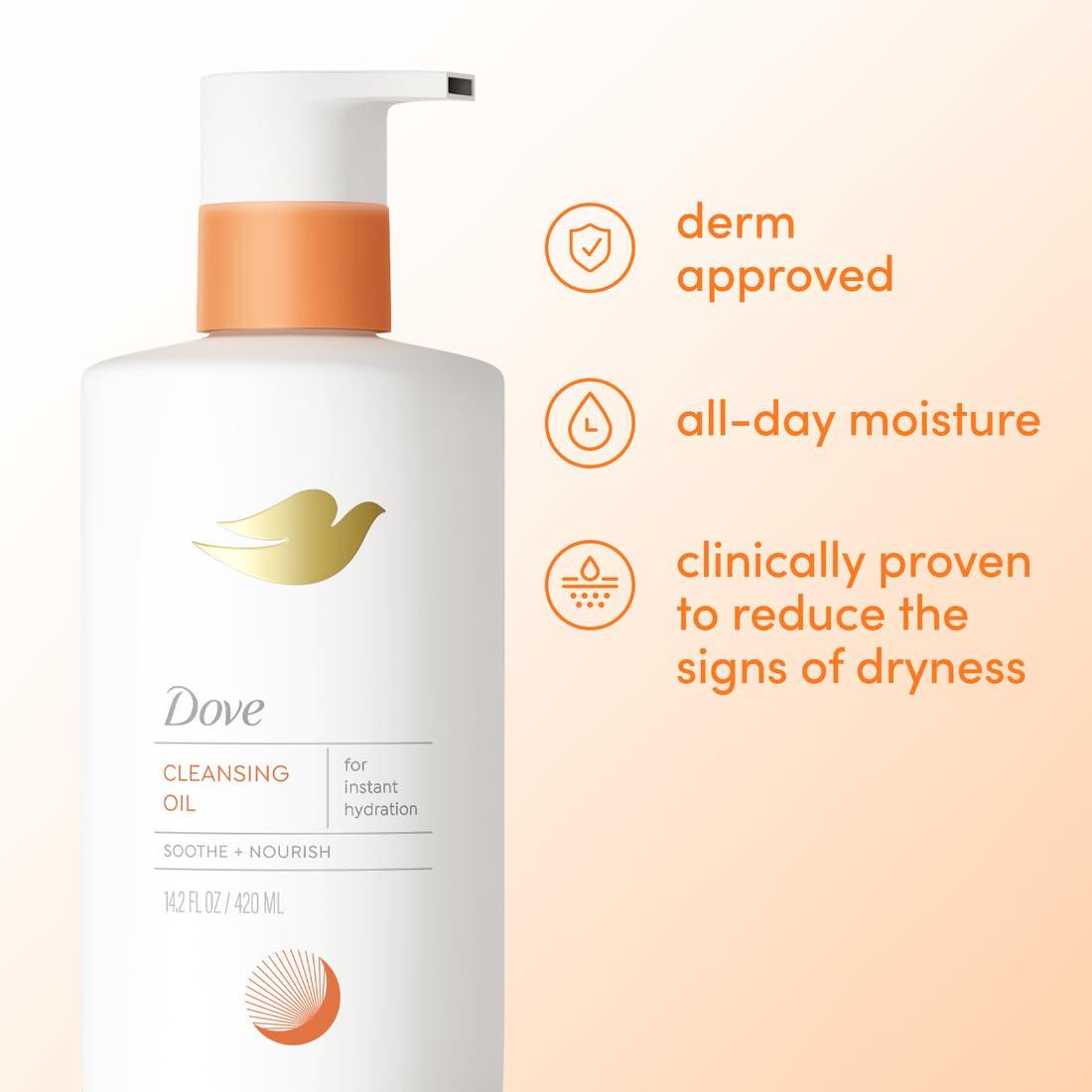 imageDove Shower Body Oil Wash for Women UltraMoisturizing Feminine Wash For Dry amp Itchy Skin 142 oz