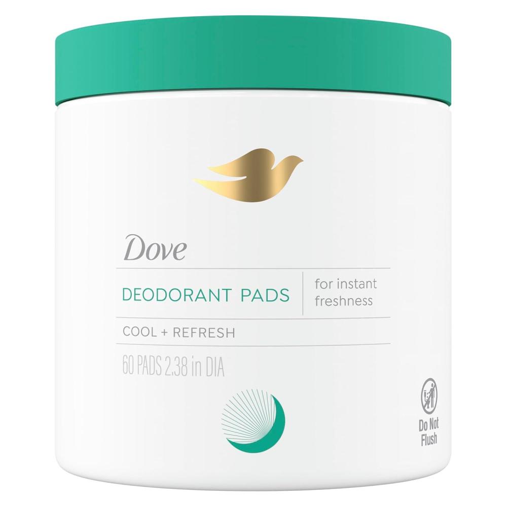 imageDove Deodorant Cleansing Pads For Women Neutralize Odor amp Gently Exfoliate To Refine Skin Texture Fresh Water Lilly Scent60 pads