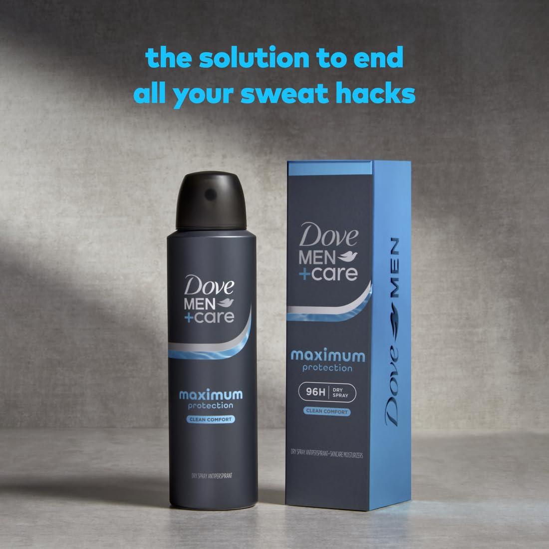 imageDOVE MEN CARE AntiPerspirant Spray Clean Comfort Maximum Sweat Protection 96Hour Comfort 38 oz