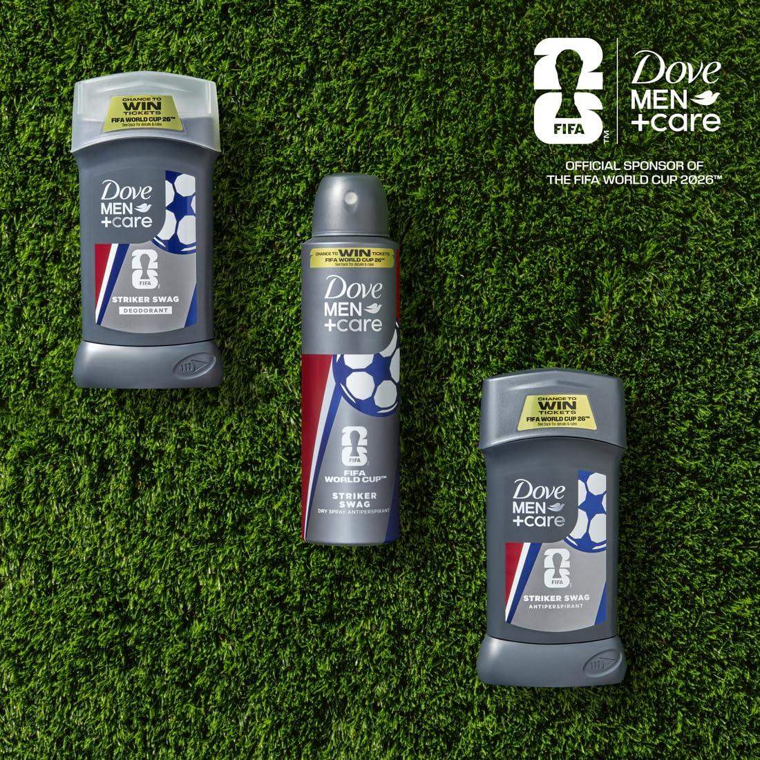 imageDOVE MEN CARE Limited Edition FIFA Deodorant Stick for Men Striker Swag for 72H Protection Neutralizes Odor 30 oz