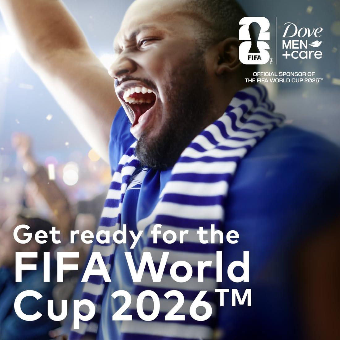 imageDOVE MEN CARE Limited Edition FIFA Deodorant Stick for Men Striker Swag for 72H Protection Neutralizes Odor 30 oz
