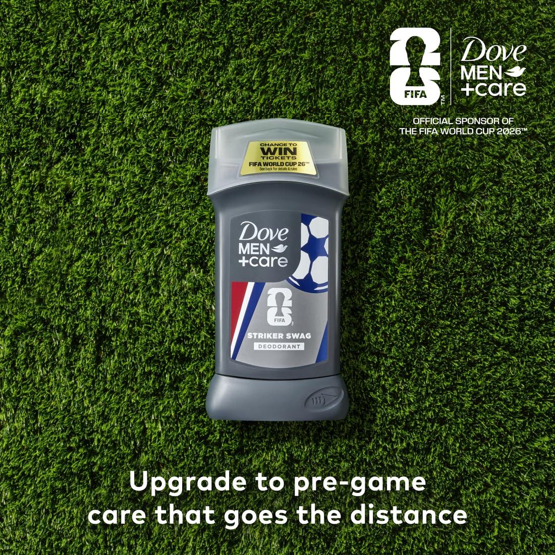 imageDOVE MEN CARE Limited Edition FIFA Deodorant Stick for Men Striker Swag for 72H Protection Neutralizes Odor 30 oz