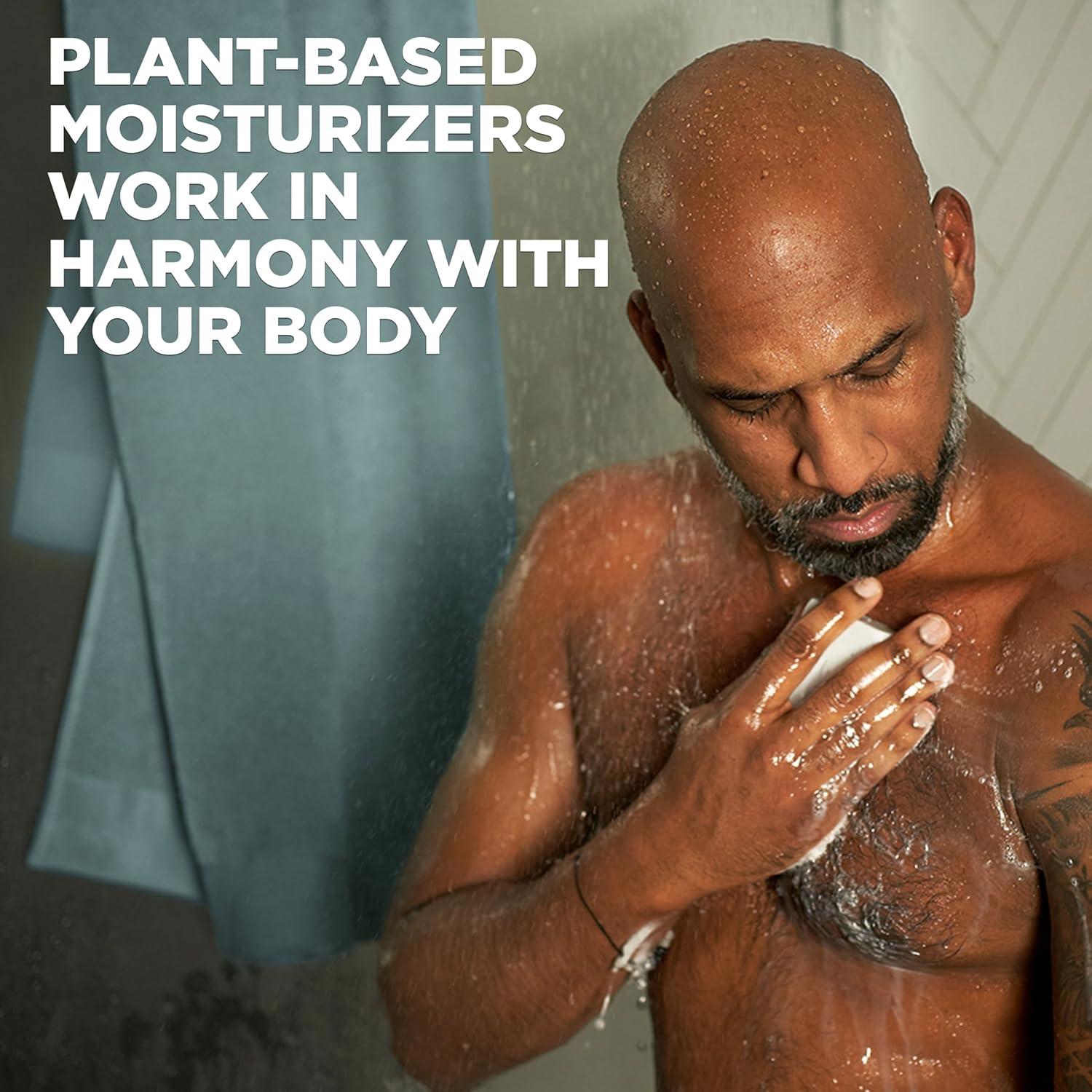 imageDOVE MEN CARE PlantPowered Natural Essential Oil Bar Soap Reinvigorating Lime Avocado Oil to Clean and Hydrate Mens Skin 4in1 Bar Soap for Mens Body Hair Face and Shave 5 oz 4 CountEucalyptus Cedar Oil
