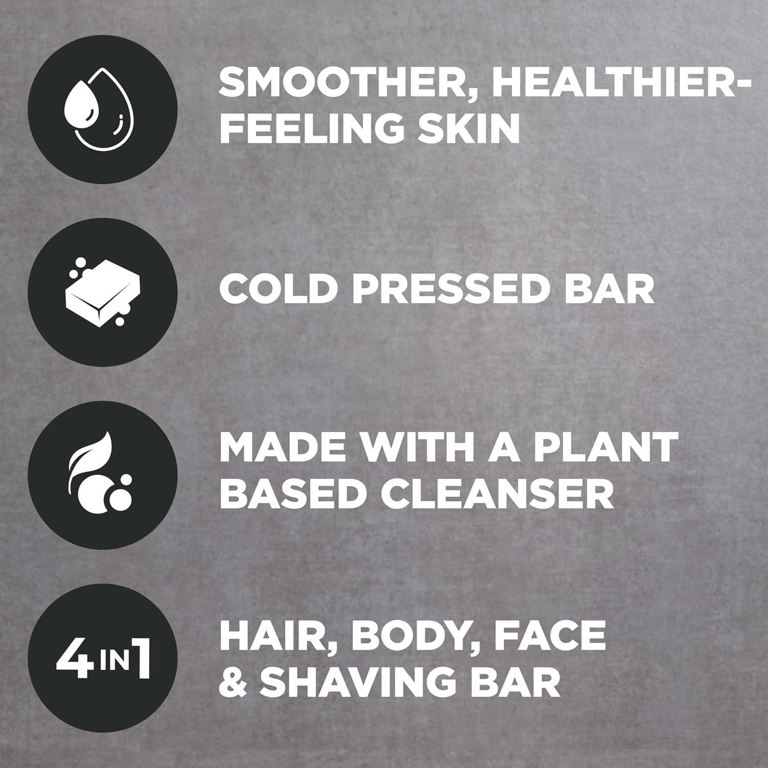 imageDOVE MEN CARE PlantPowered Natural Essential Oil Bar Soap Reinvigorating Lime Avocado Oil to Clean and Hydrate Mens Skin 4in1 Bar Soap for Mens Body Hair Face and Shave 5 oz 4 CountCharcoal Clove Oil