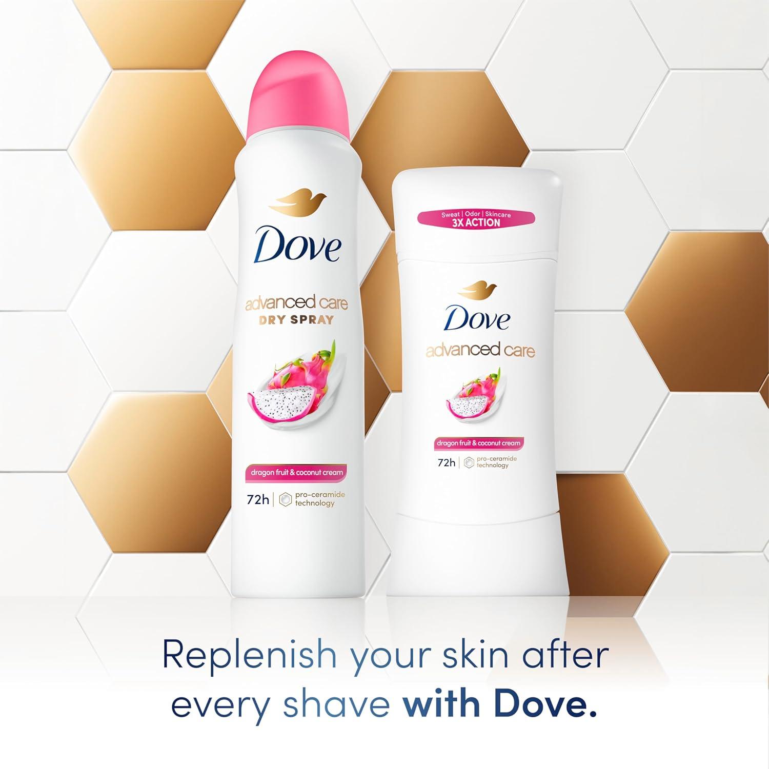 imageDove Advanced Care Antiperspirant Deodorant for Women Dragon Fruit amp Coconut Cream 3 pack 72 hour sweat and odor protection 26 oz
