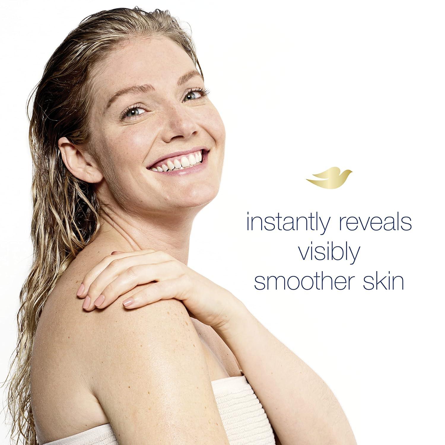 imageDove Beauty Bar Gentle Exfoliating With Mild Cleanser 6 Bars More Moisturizing Than Bar Soap For Softer And Smoother Skin 375 ozFragranced