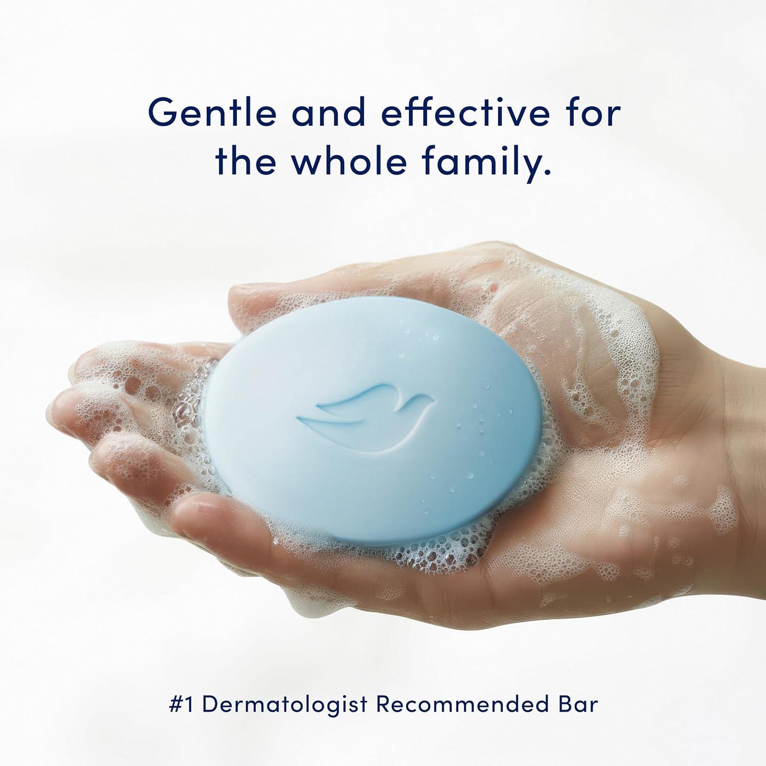imageDove Beauty Bar Soap Antibacterial Care 6 Count For Clean Moisturized Skin Removes Bacteria 375 ozAntibacterial