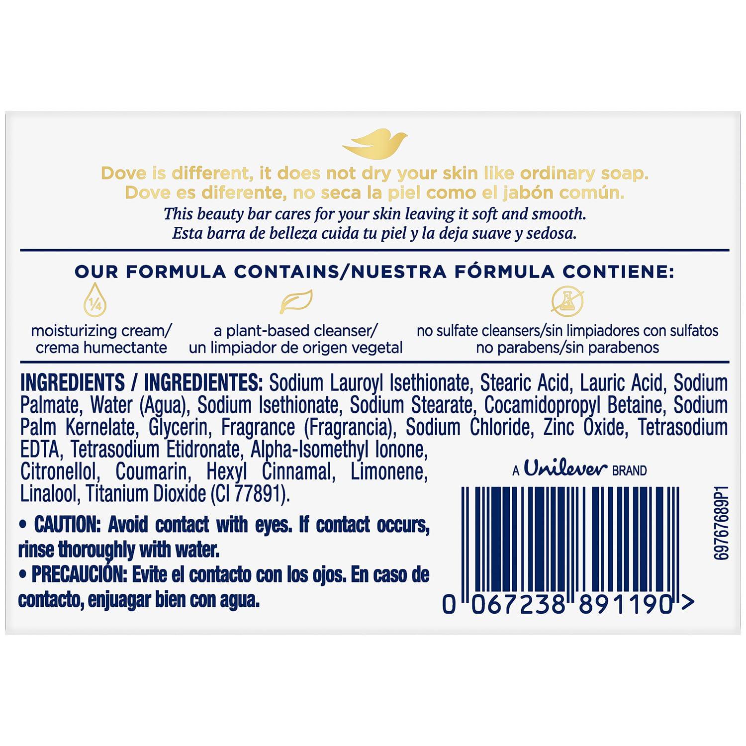 imageDove Beauty Bar Soap Pink Rosa 6 Bars for Soft Smooth Skin Cleans amp Moisturizes 375 oz317 Ounce Pack of 3