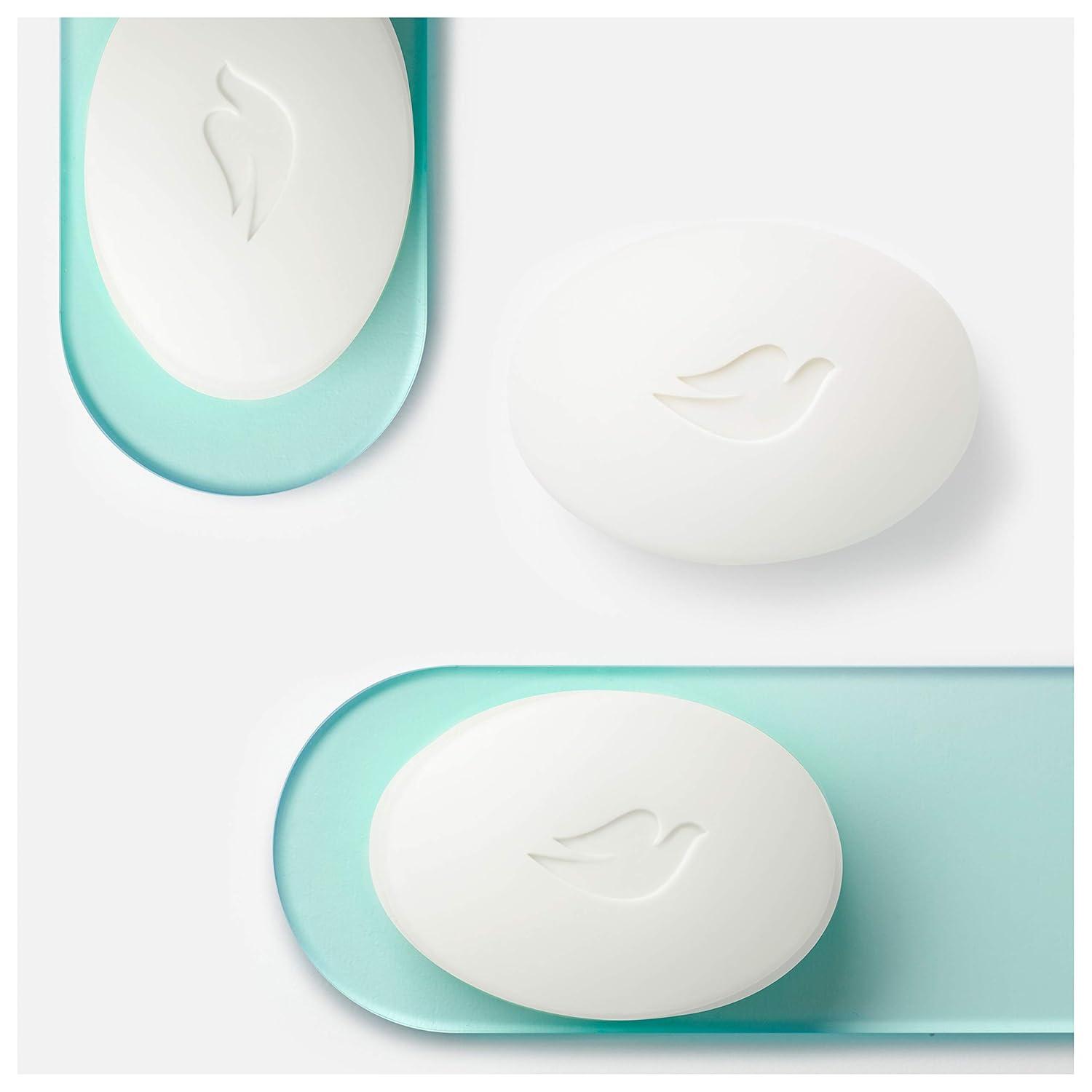 imageDove Beauty Bar Soap Sensitive 8 Bars for Sensitive Skin Fragrance Free and Hypoallergenic 375 ozUnscented