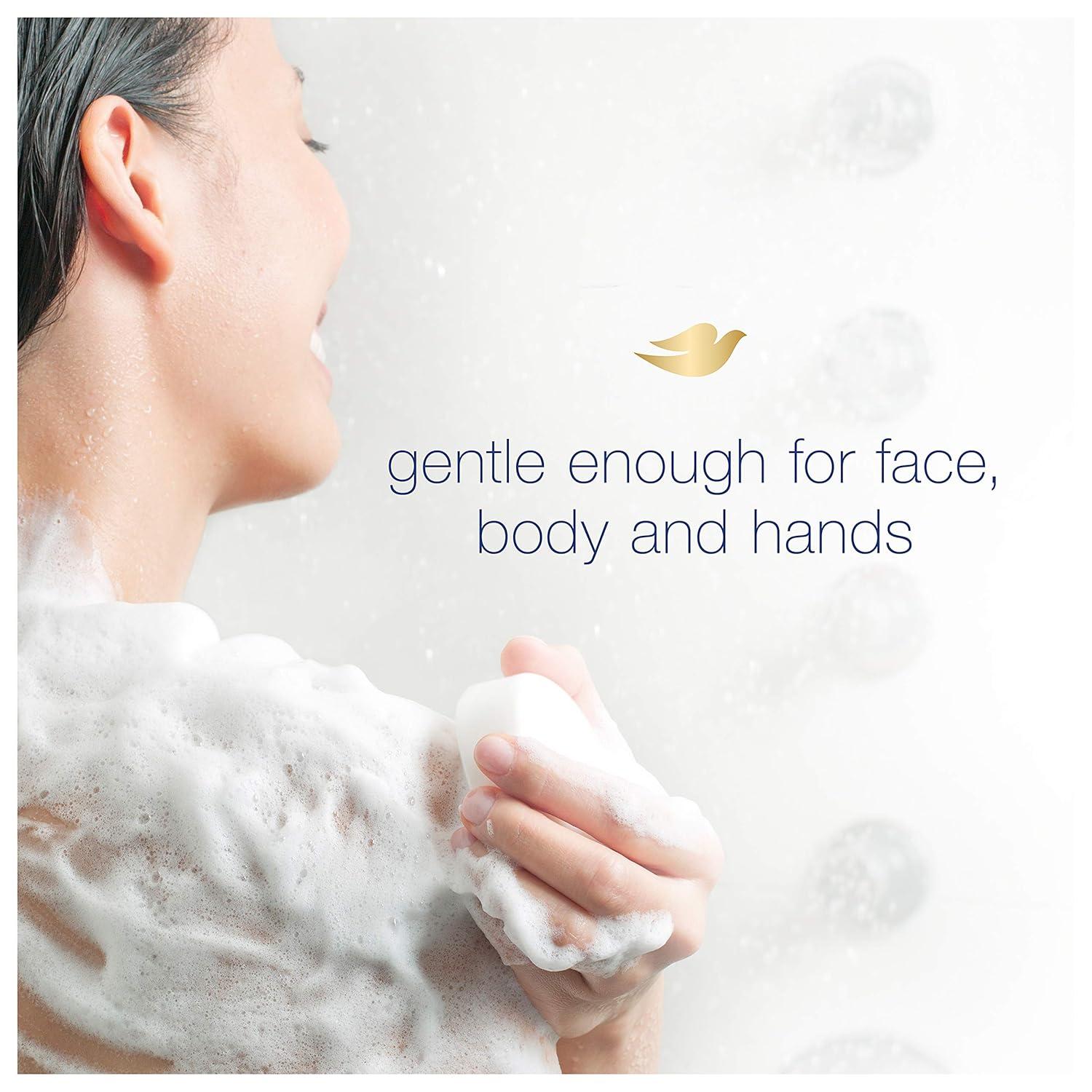 imageDove Beauty Bar Soap Sensitive 8 Bars for Sensitive Skin Fragrance Free and Hypoallergenic 375 ozUnscented
