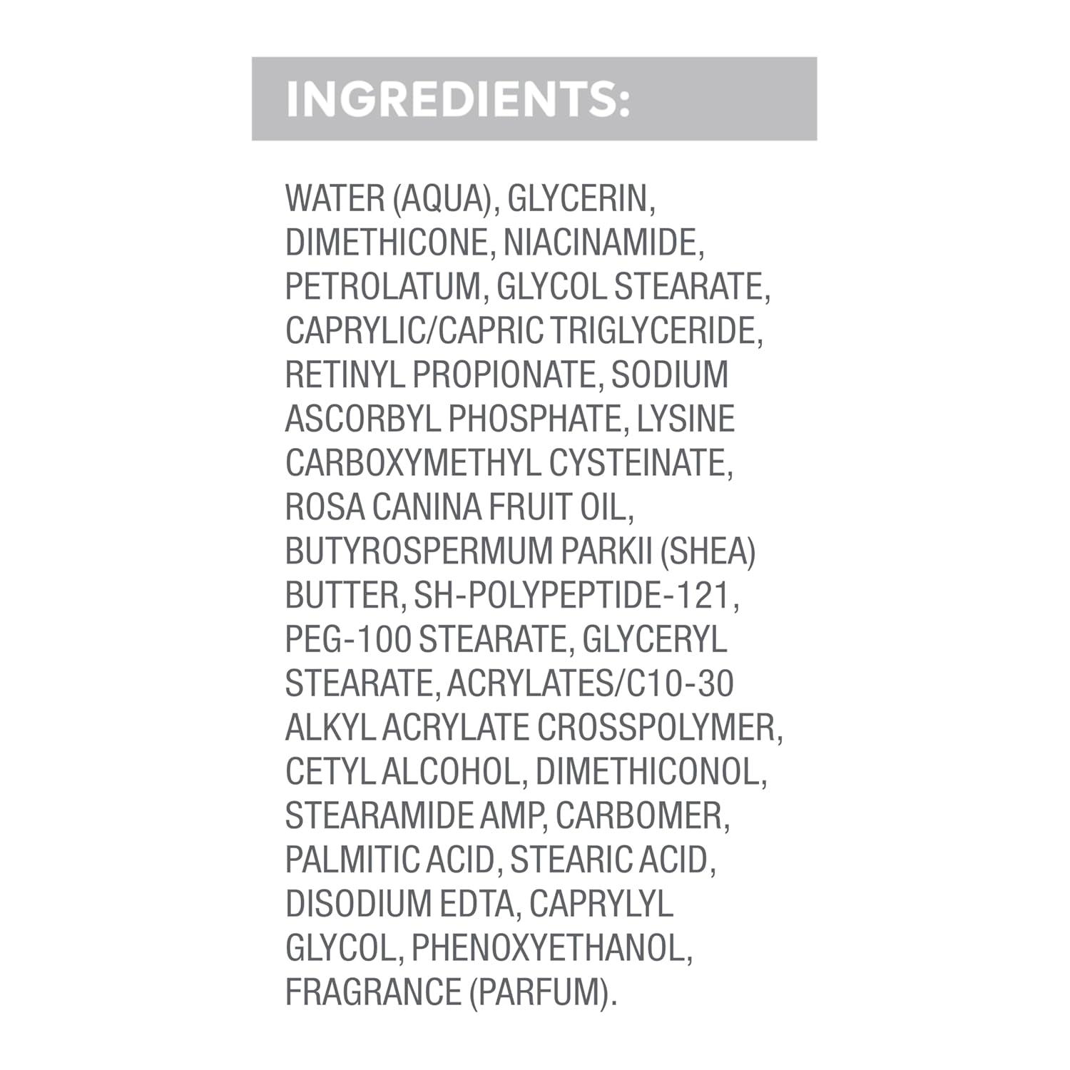 imageDove Body Cream Serum Niacinamide Even Tone for Dark Spots and Uneven Tone with Vitamin C ProRetinol and Shea Butter Lotion 8 oz