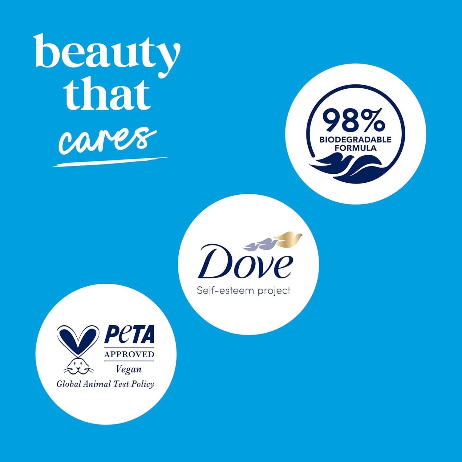 imageDove Body Wash with Pump Gentle Exfoliate with Sea Minerals For 24hr LotionSoft Skin Moisturizing Skin Cleanser with No Sulfates No Parabens 306 ozMandarin Pear Lily of Valley