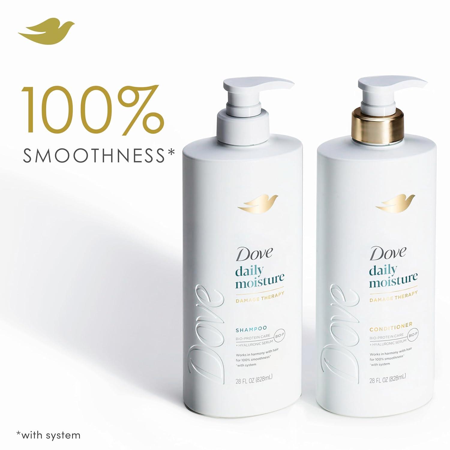 imageDove Conditioner Daily Moisture for Dry Hair with BioProtein Care Technology and Hyaluronic Serum 28 Fl OzFragranced