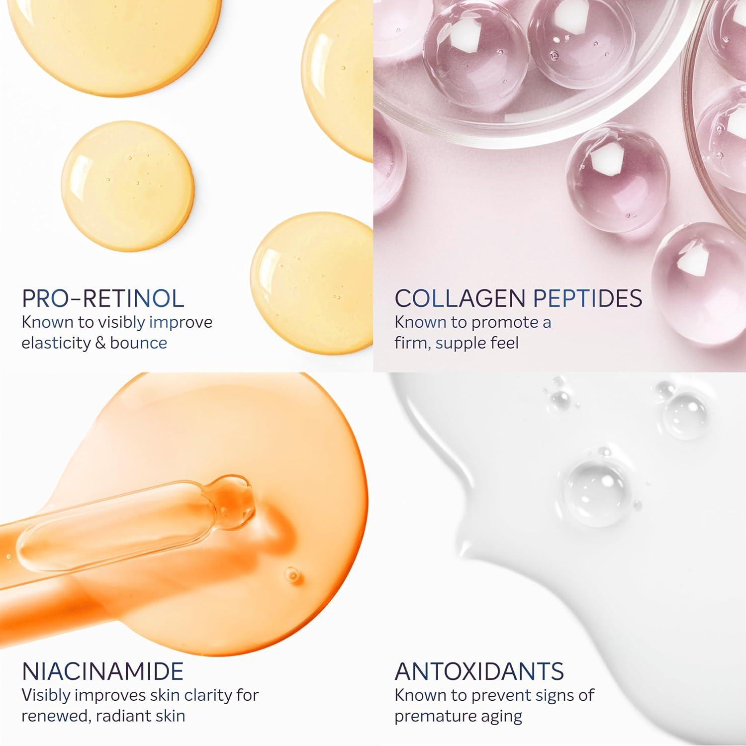 imageDove Cream Serum ProRetinol Firming for Elasticity and Firmness with Collagen Peptides Niacinamide and Antioxidants Lotion 8 oz