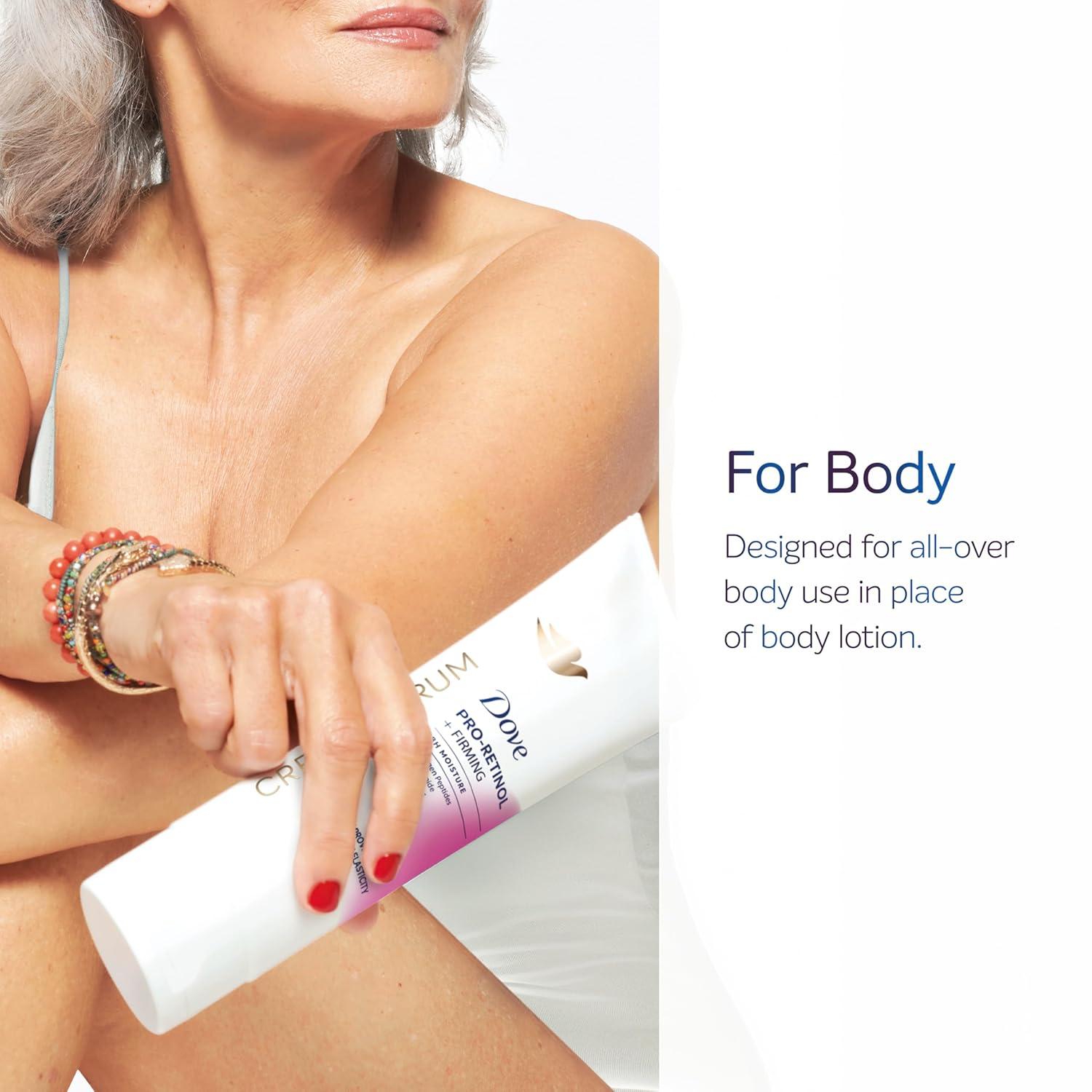 imageDove Cream Serum ProRetinol Firming for Elasticity and Firmness with Collagen Peptides Niacinamide and Antioxidants Lotion 8 oz
