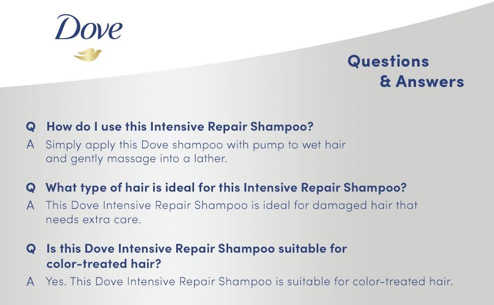 imageDove Nutritive Solutions Strengthening Shampoo and Conditioner with Pump Intensive Repair 2 Count for Damaged Hair Dry Hair Shampoo and Deep Conditioner Formulas with Keratin Actives 31 oz