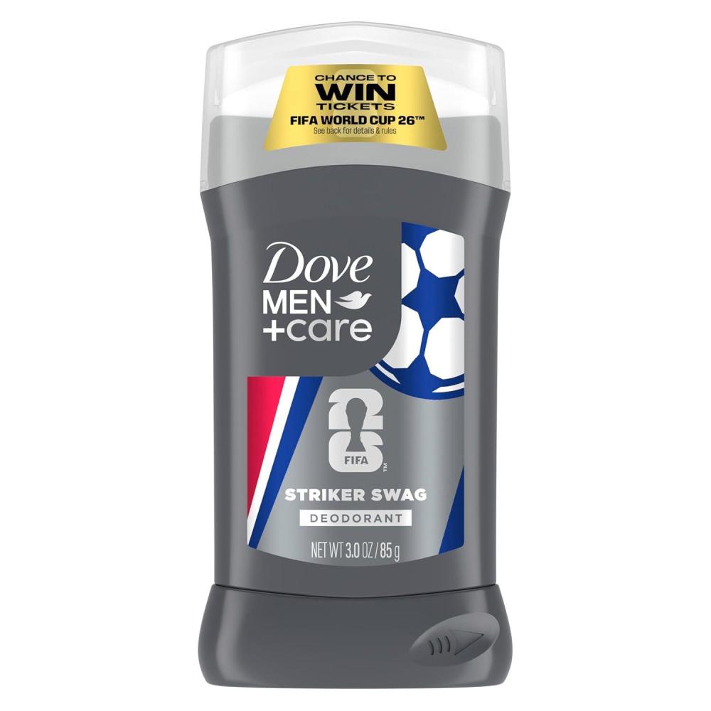imageDOVE MEN CARE Limited Edition FIFA Deodorant Stick for Men Striker Swag for 72H Protection Neutralizes Odor 30 oz