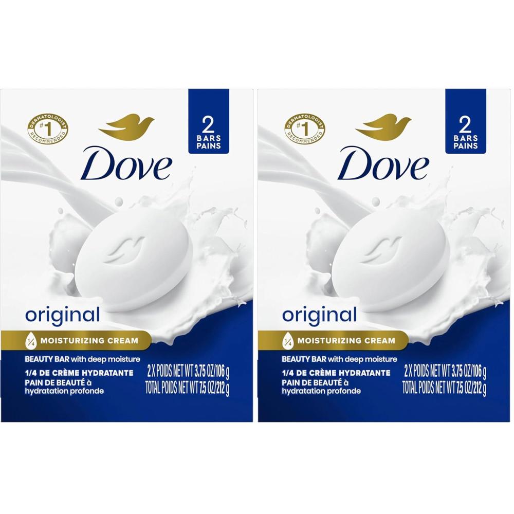 imageDove Beauty Bar Soap Pink Rosa 6 Bars for Soft Smooth Skin Cleans amp Moisturizes 375 oz375 Ounce Pack of 48