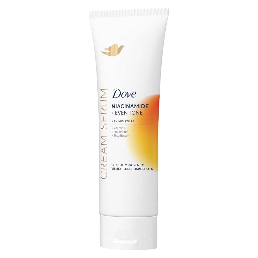 imageDove Body Cream Serum Niacinamide Even Tone for Dark Spots and Uneven Tone with Vitamin C ProRetinol and Shea Butter Lotion 8 oz
