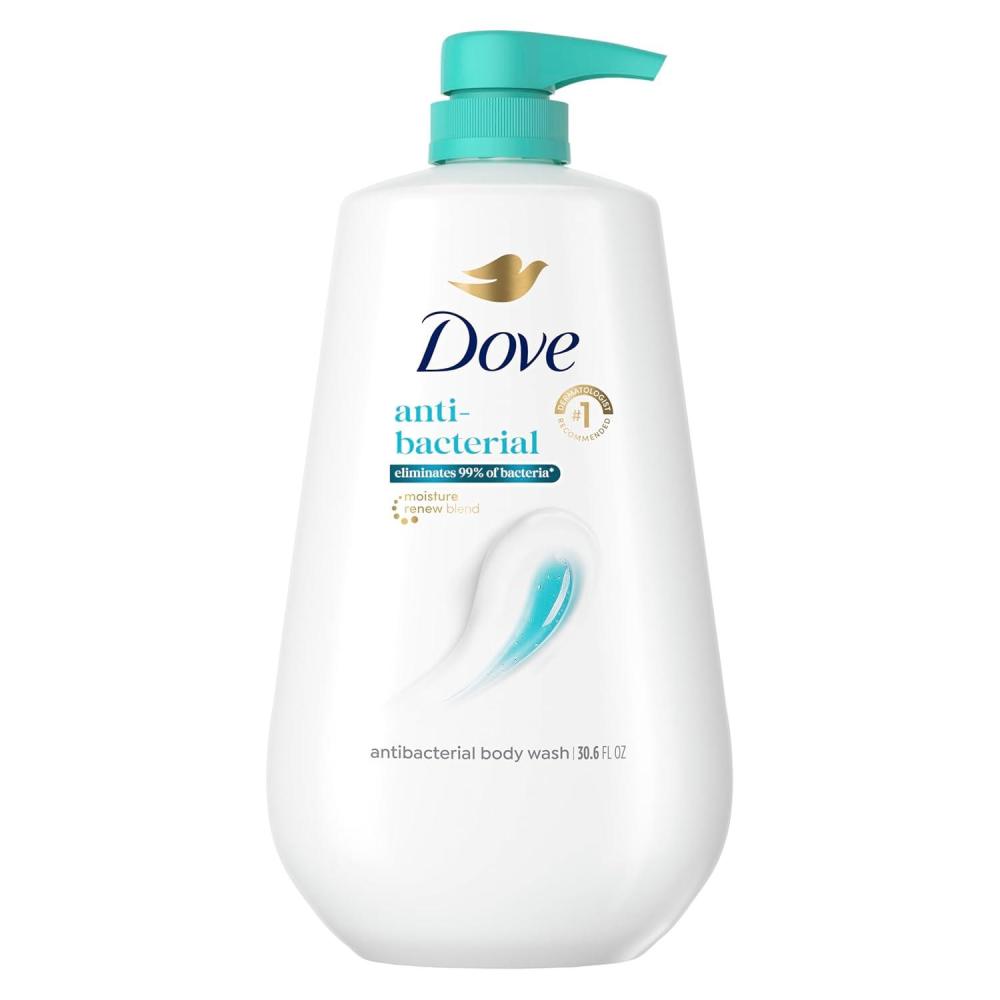 imageDove Body Wash with Pump Antibacterial For All Skin Types Protects from Dryness 306 oz