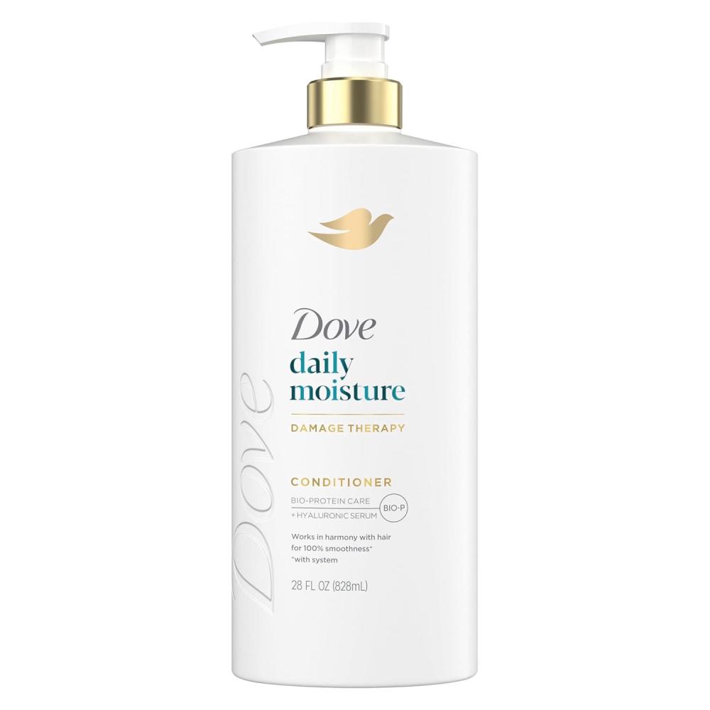 imageDove Conditioner Daily Moisture for Dry Hair with BioProtein Care Technology and Hyaluronic Serum 28 Fl OzFragranced