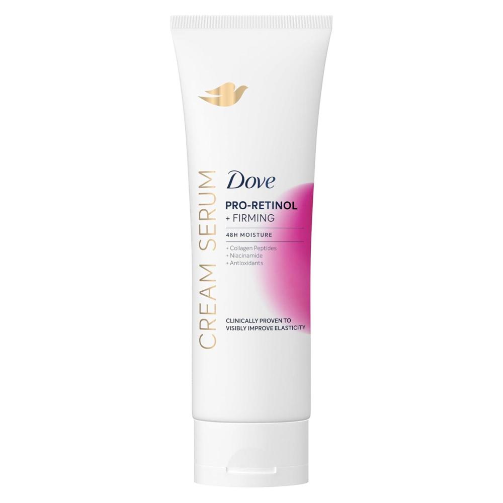 imageDove Cream Serum ProRetinol Firming for Elasticity and Firmness with Collagen Peptides Niacinamide and Antioxidants Lotion 8 oz