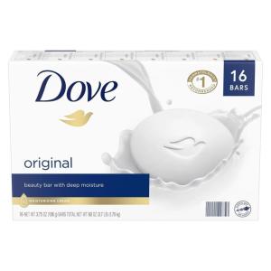 Dove Beauty Bar Soap Pink Rosa, 6 Bars for Soft, Smooth Skin, Cleans & Moisturizes 3.75 oz(4 Ounce (Pack of 16))