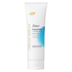 Dove Cream Serum Hyaluronic + Hydration for Extra Dry, Flaky Skin, with Pro-Ceramides, Niacinamide and Collagen Peptides Lotion, 8 oz(8 Ounce (Pack of 1))