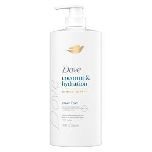 Dove Shampoo Coconut & Hydration for Dry Hair with Bio-Protein Care Technology and Coconut Oil 28 Fl Oz(28 Fl Oz (Pack of 1))