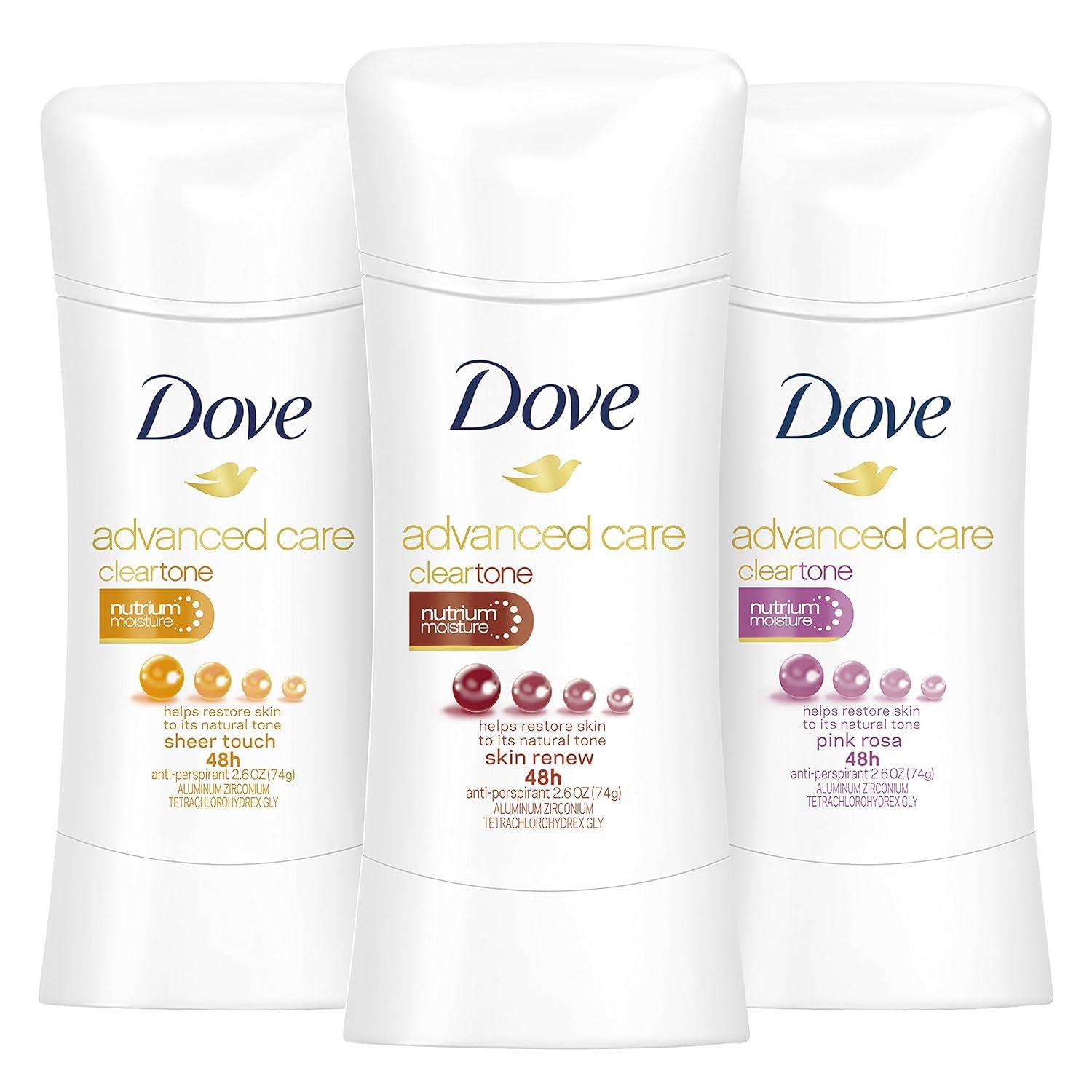 imageDove Advanced Care Antiperspirant Deodorant Stick 36 Ct Cool Essentials for helping your skinbarrier repair after shaving 72h odor control and allday sweatprotection with ProCeramide Technology 05ozClear Tone Sheer Touch