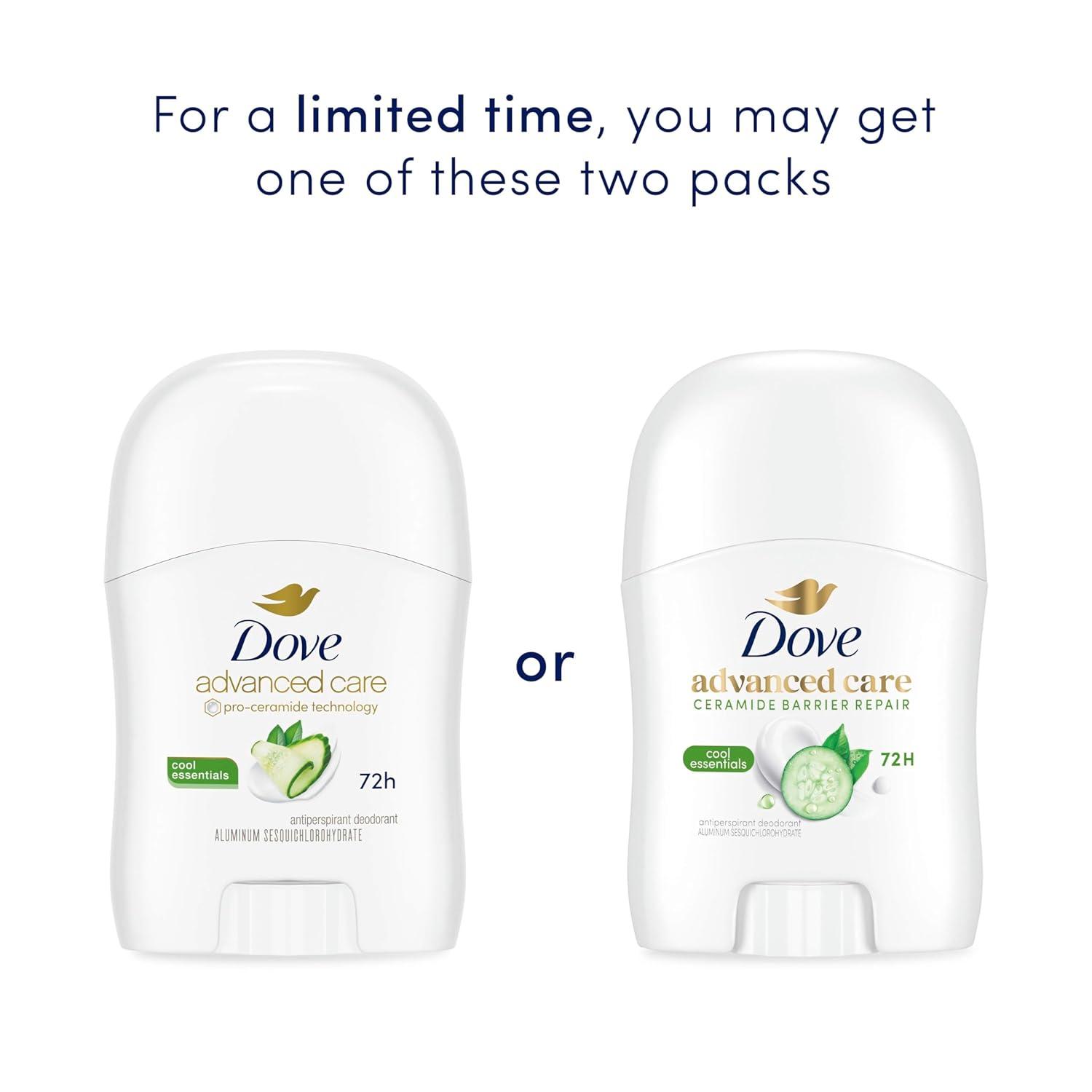 imageDove Advanced Care Antiperspirant Deodorant Stick 36 Ct Cool Essentials for helping your skinbarrier repair after shaving 72h odor control and allday sweatprotection with ProCeramide Technology 05ozCool Essentials