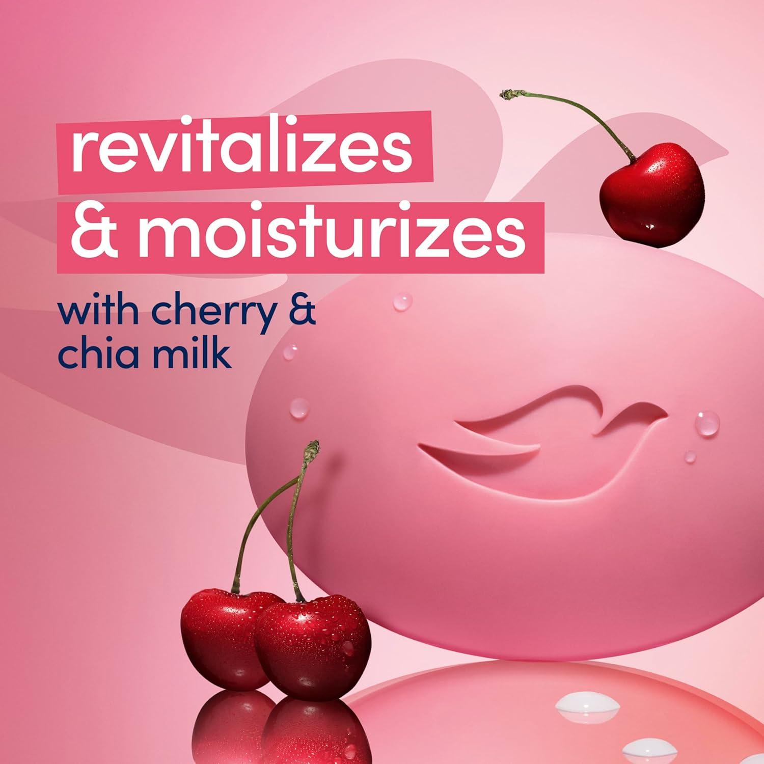 imageDove Beauty Bar Soap Rebalancing White Peach amp Rice Milk 6 Count for a Nourished and Moisturized Skin with Moisturizing Cream PlantBased Formula 375 ozCherry