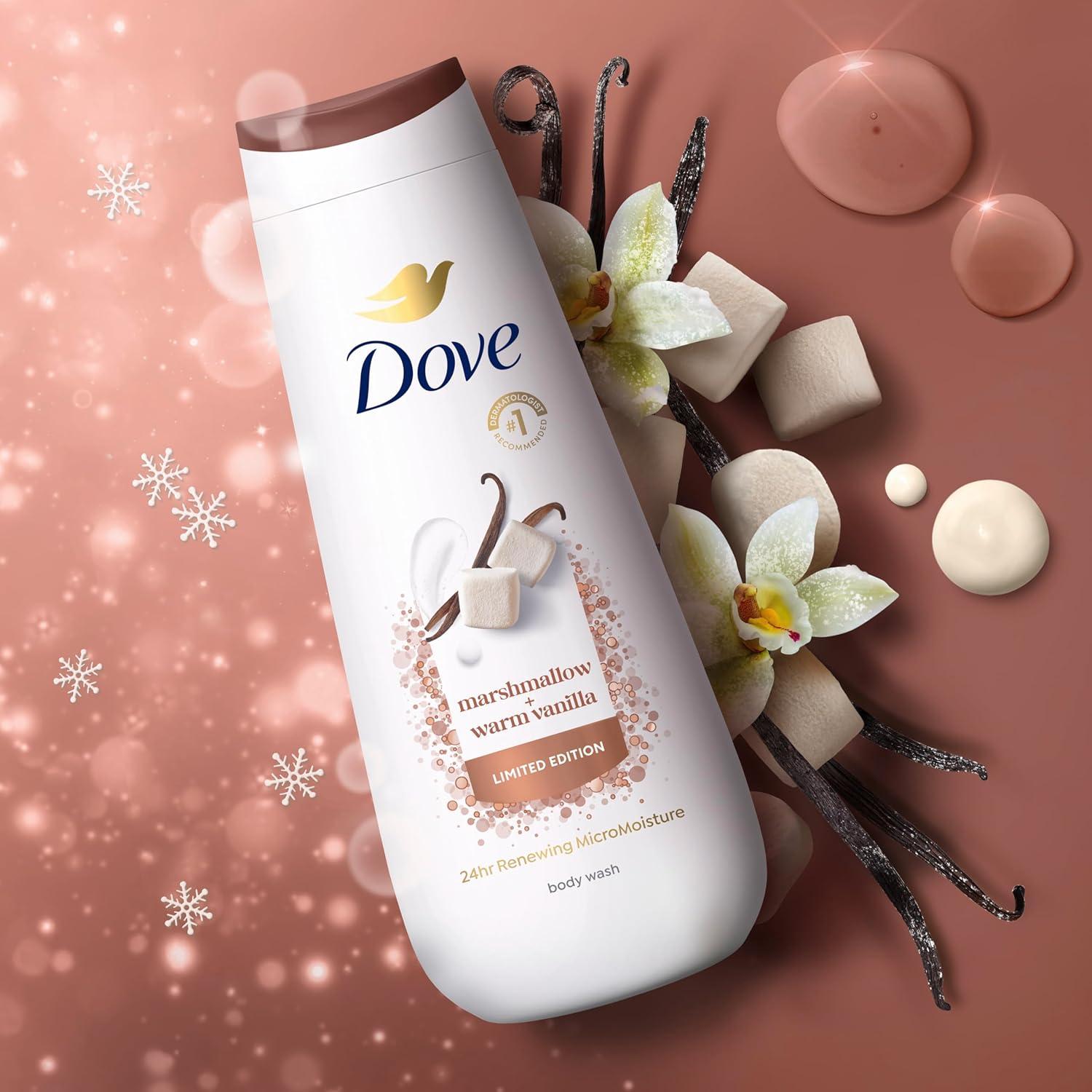imageDove Body Wash 3 Count Mixed Pack for Renewed HealthyLooking Skin Gentle Skin Cleanser with 24hr Renewing MicroMoisture