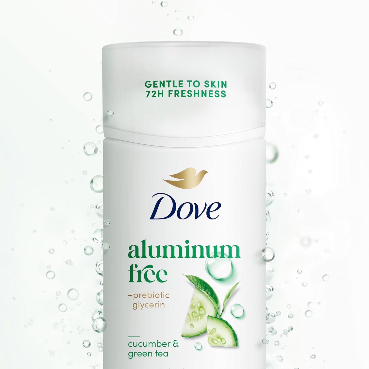 imageDove Deodorant Stick 2 pk Cucumber amp Green Tea for 72 Hour Odor Protection Aluminum Free 24 oz