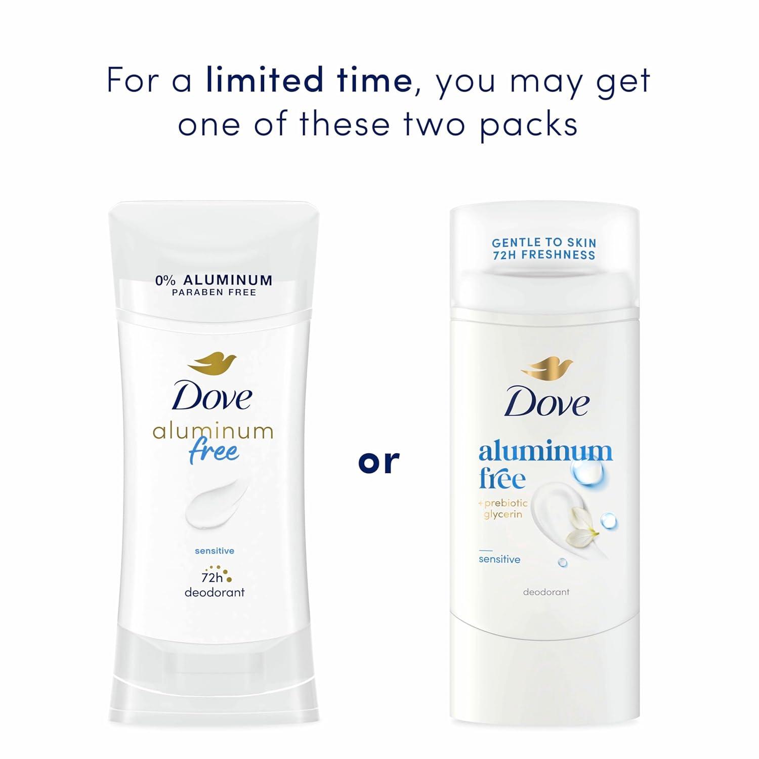 imageDove Deodorant Stick Sensitive for 72 Hour Odor Protection Aluminum Free 24 oz24 Ounce Pack of 1