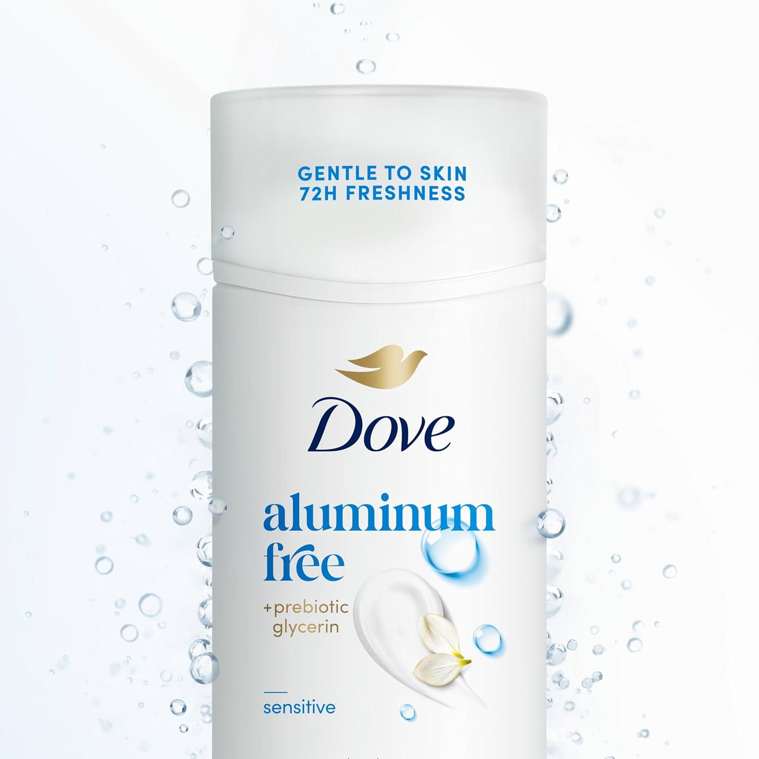 imageDove Deodorant Stick Sensitive for 72 Hour Odor Protection Aluminum Free 24 oz24 Ounce Pack of 2