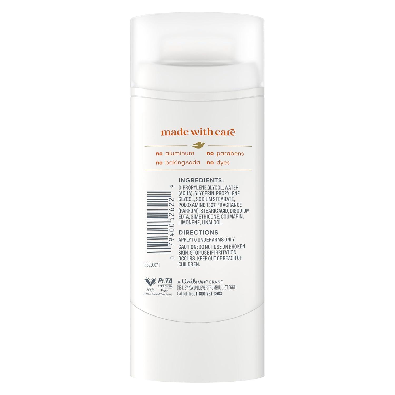 imageDove Deodorant Stick Sparkling Vanilla for 72 Hour Odor Protection Aluminum Free 24 oz