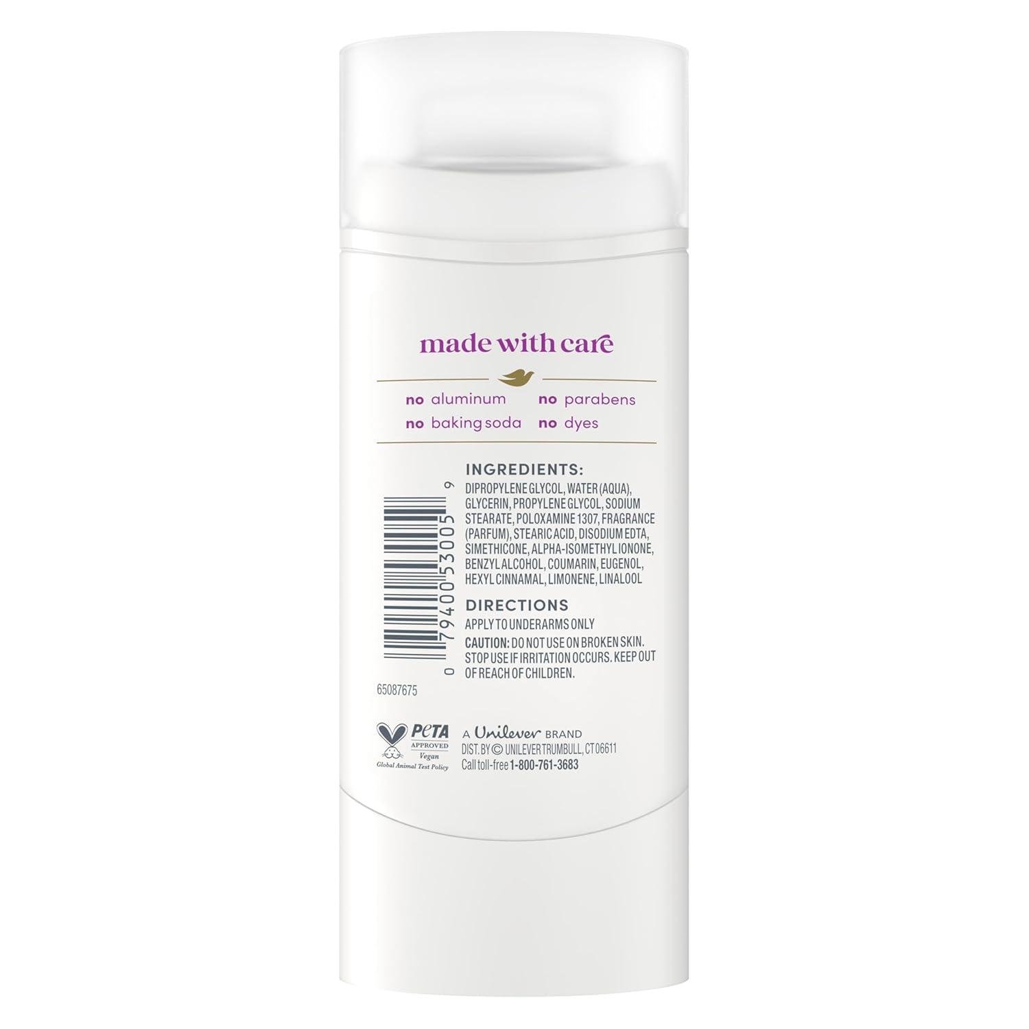 imageDove Deodorant Stick for 72 Hour Odor Protection Coconut amp Pink Jasmine Aluminum Free 24 ozCoconut Jasmine