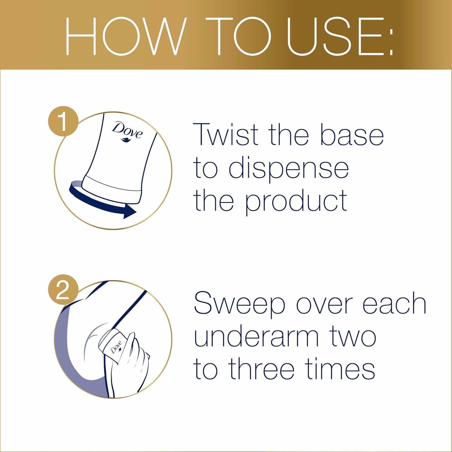 imageDove Even Tone Antiperspirant Deodorant Stick Peach Blossom amp Rice Milk 3 Count 26 oz26 Ounce Pack of 3