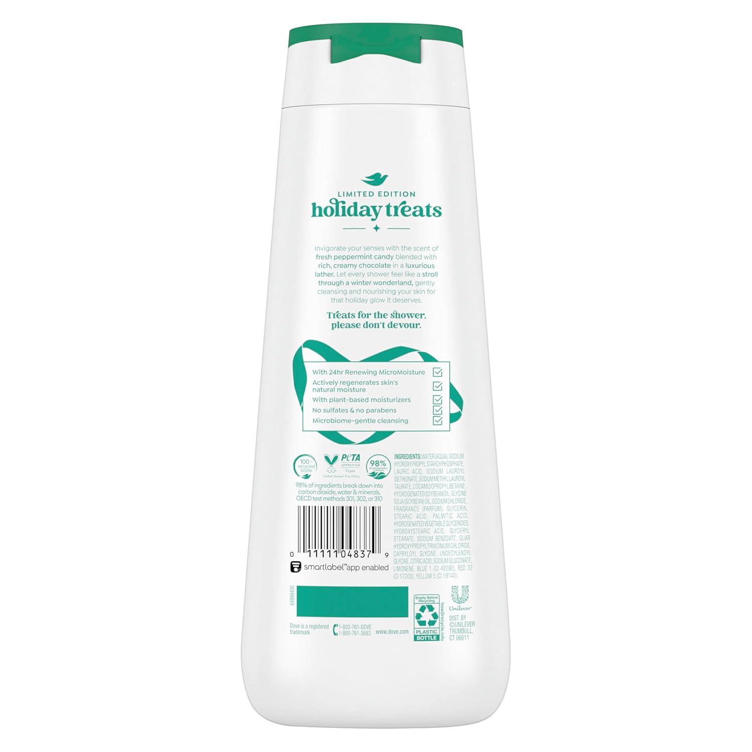 imageDove Limited Edition Holiday Treats Body Wash Peppermint Bark for Deep Nourishment 20 oz20 Fl Oz Pack of 1