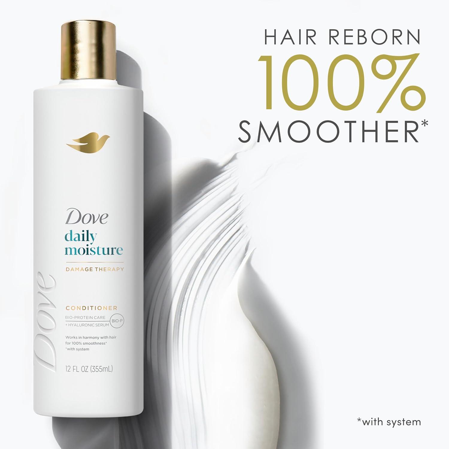 imageDove Nutritive Solutions Moisturizing Conditioner 4 Count for Dry Hair Daily Moisture Deep Conditioner Detangles and Nourishes Dry Hair 12 oz12 Fl Oz Pack of 8