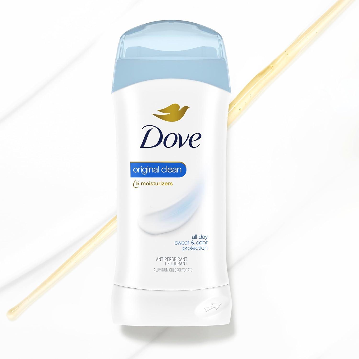 imageDove Original Antiperspirant Deodorant for Women Original Clean 48 Hour Sweat amp Odor Protection 26 oz26 Ounce Pack of 1