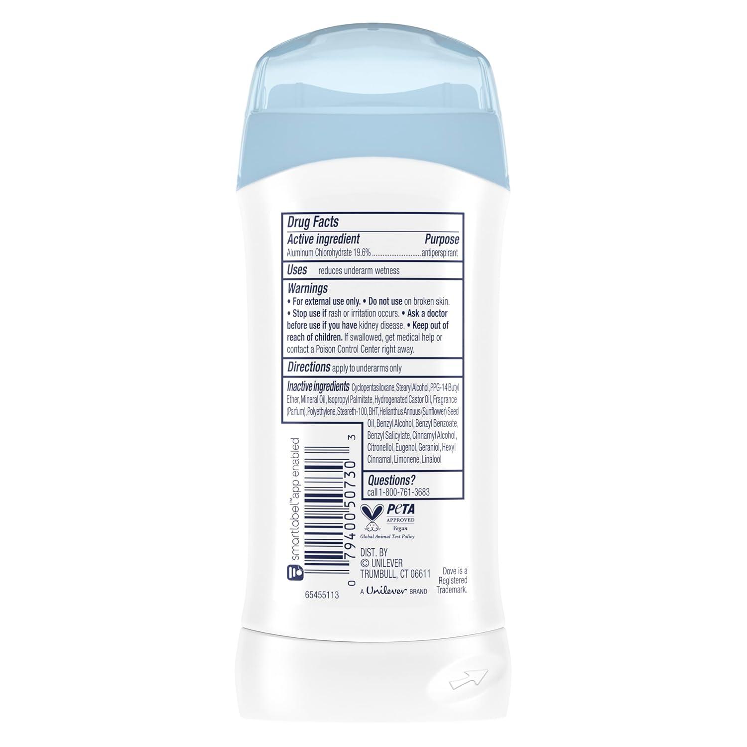 imageDove Original Antiperspirant Deodorant for Women Original Clean 48 Hour Sweat amp Odor Protection 26 oz26 Ounce Pack of 1