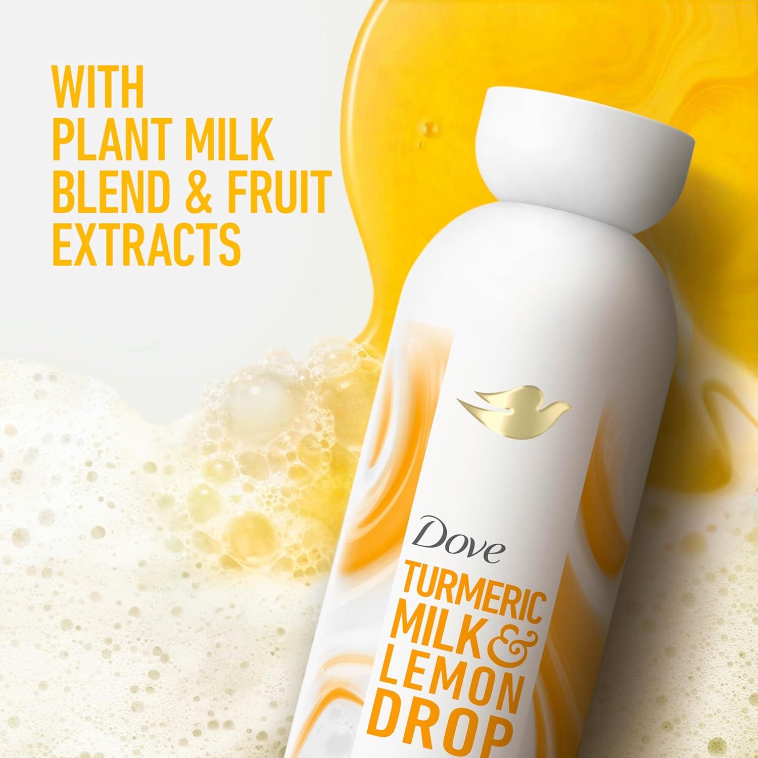 imageDove Plant Milk Cleansing Body Wash Turmeric amp Lemon for Moisturized Skin Gentle Cleanser No Sulfates or Parabens pH balanced 175 fl oz175 Fl Oz Pack of 1